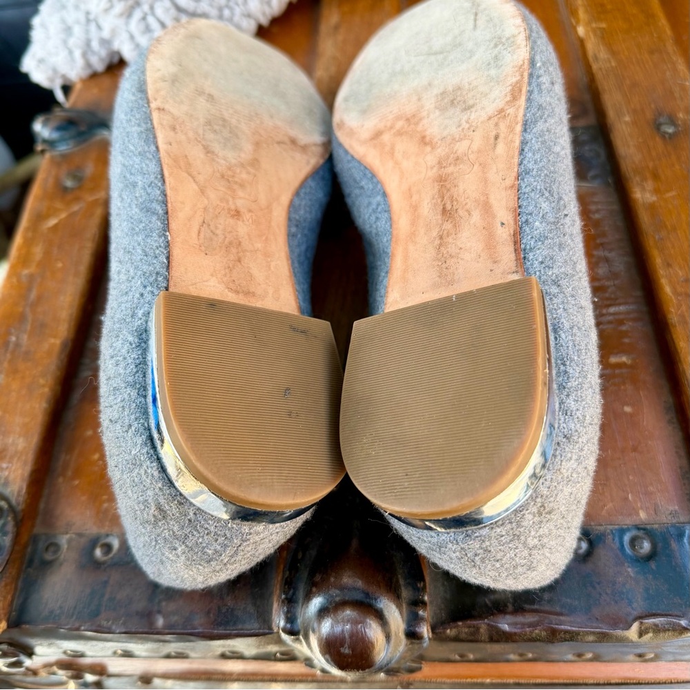 Talbots Holiday Dachshund grey flats - Picture 5 of 7
